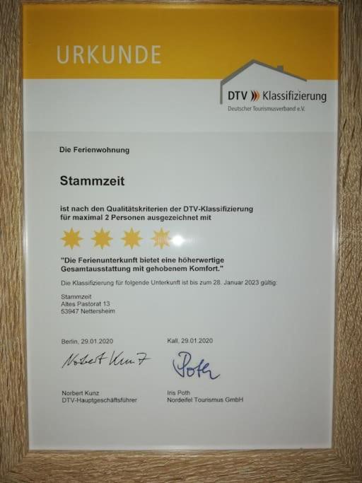 4 Sterne Ferienwohnung Stammzeit Nettersheim Экстерьер фото
